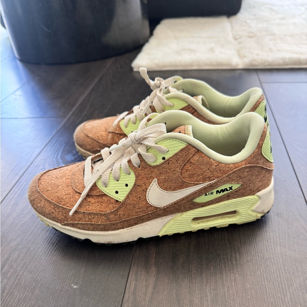 Nike Air Max 90 Golf NRG Lime Cork 7.5 Men, 9 Women Sneakers